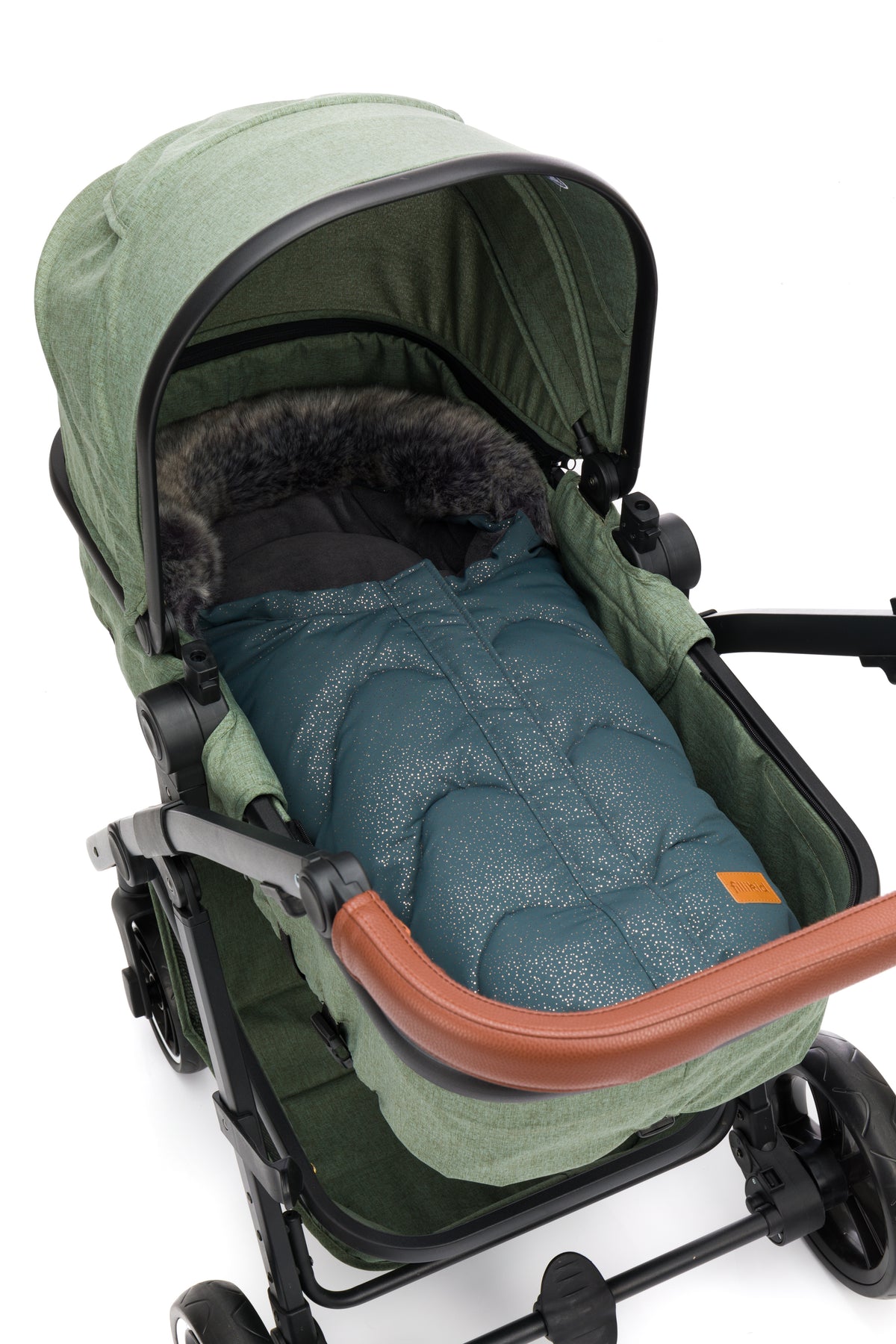 Fillikid Winterfusssack Lhotse für Wanne oder Babyschale Galaxy grey