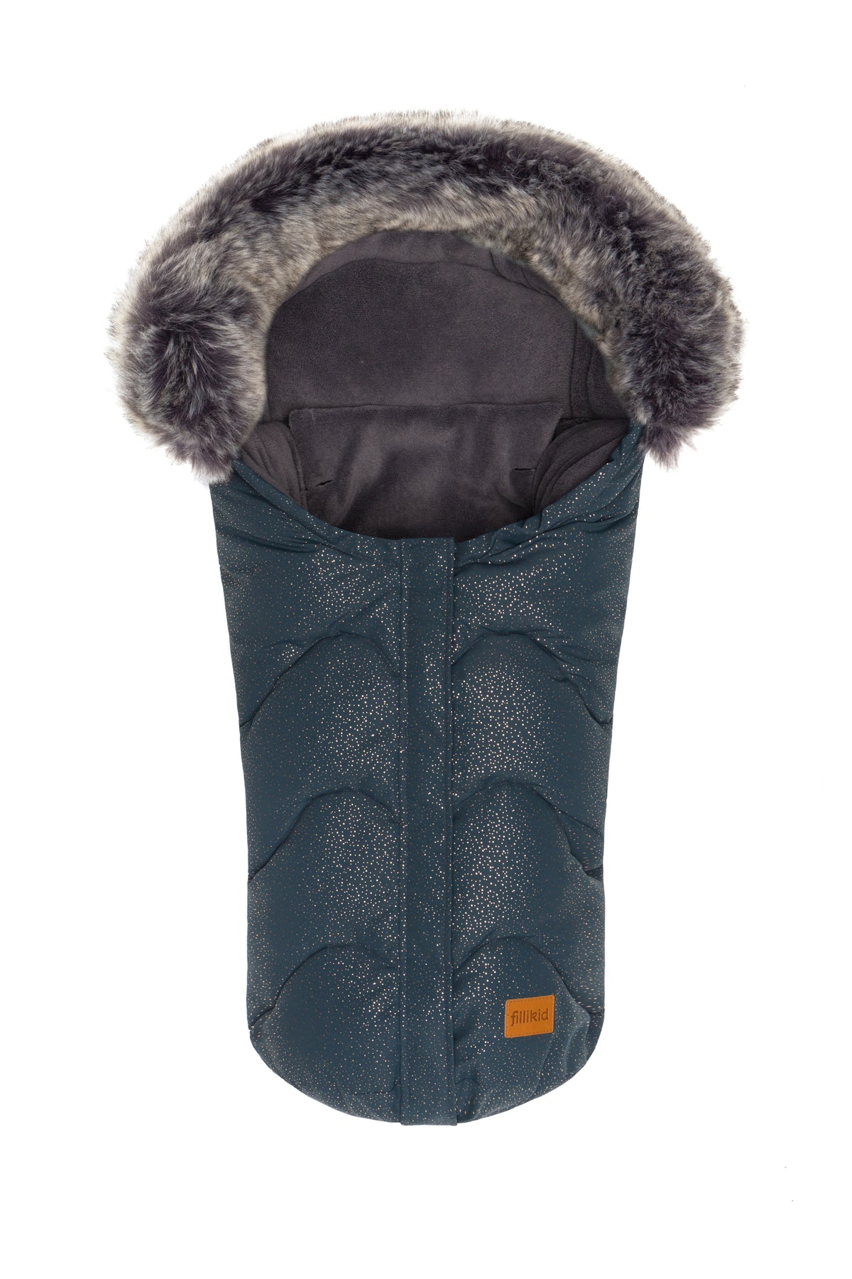 Fillikid Winterfusssack Lhotse für Wanne oder Babyschale Galaxy grey