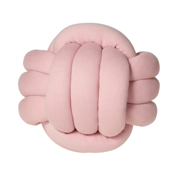 Nordic coast Knotenkissen Jersey Rosa