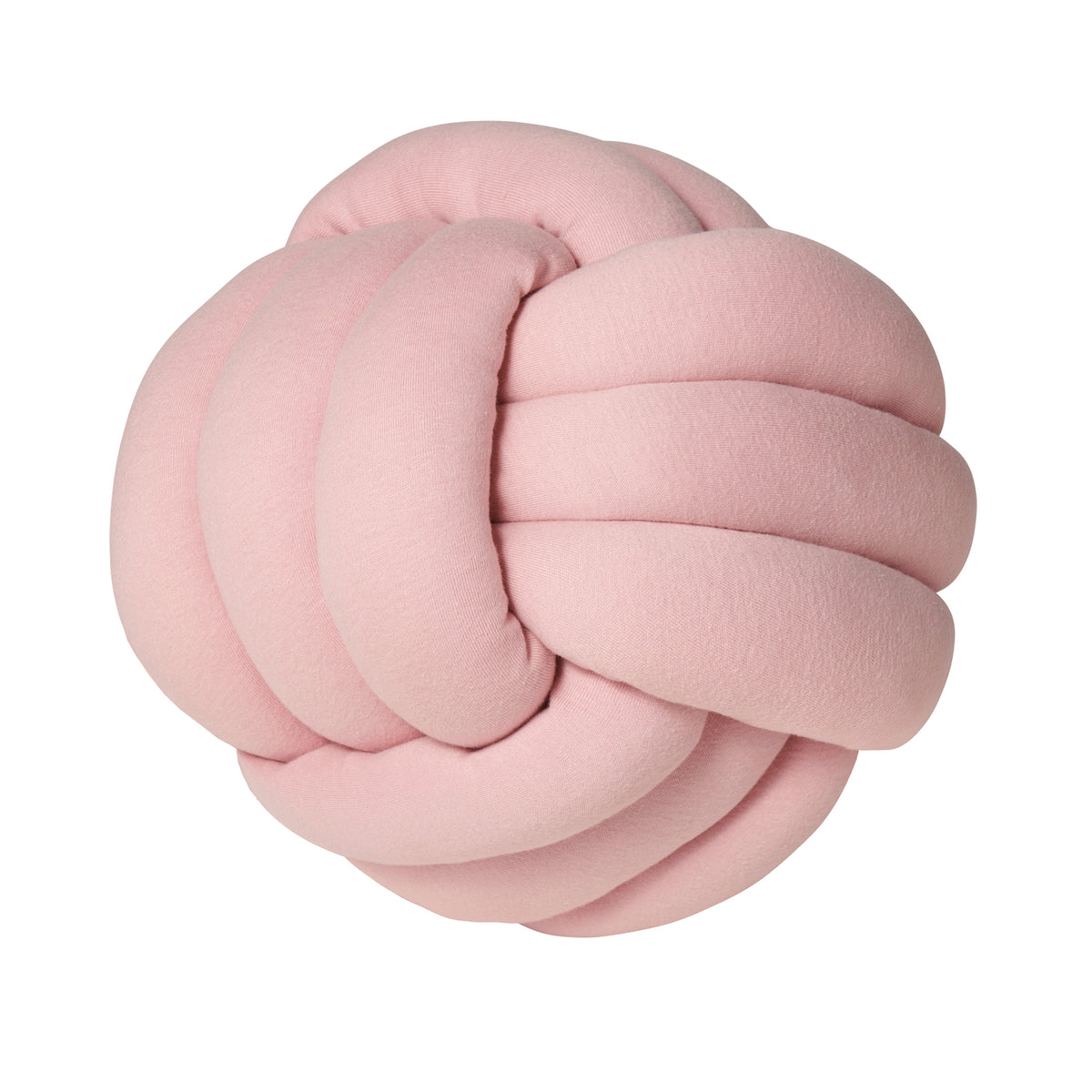 Nordic coast Knotenkissen Jersey Rosa