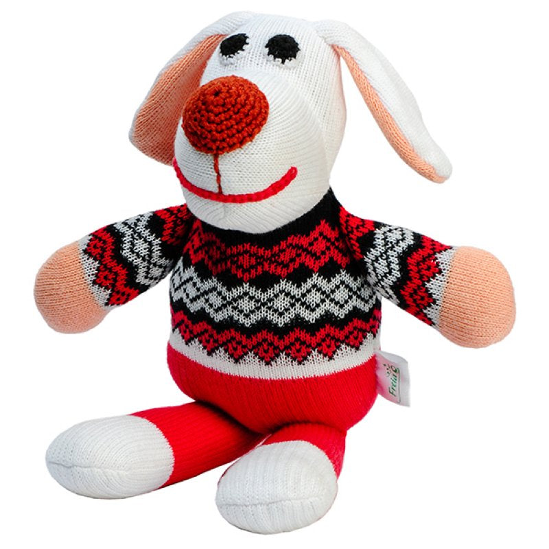 Hund Max Strickpuppe 25cm