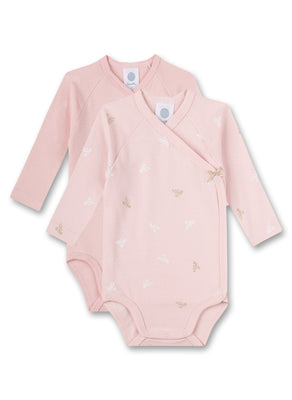 Sanetta 2er Pack Wickelbody Rosa Little Birdie