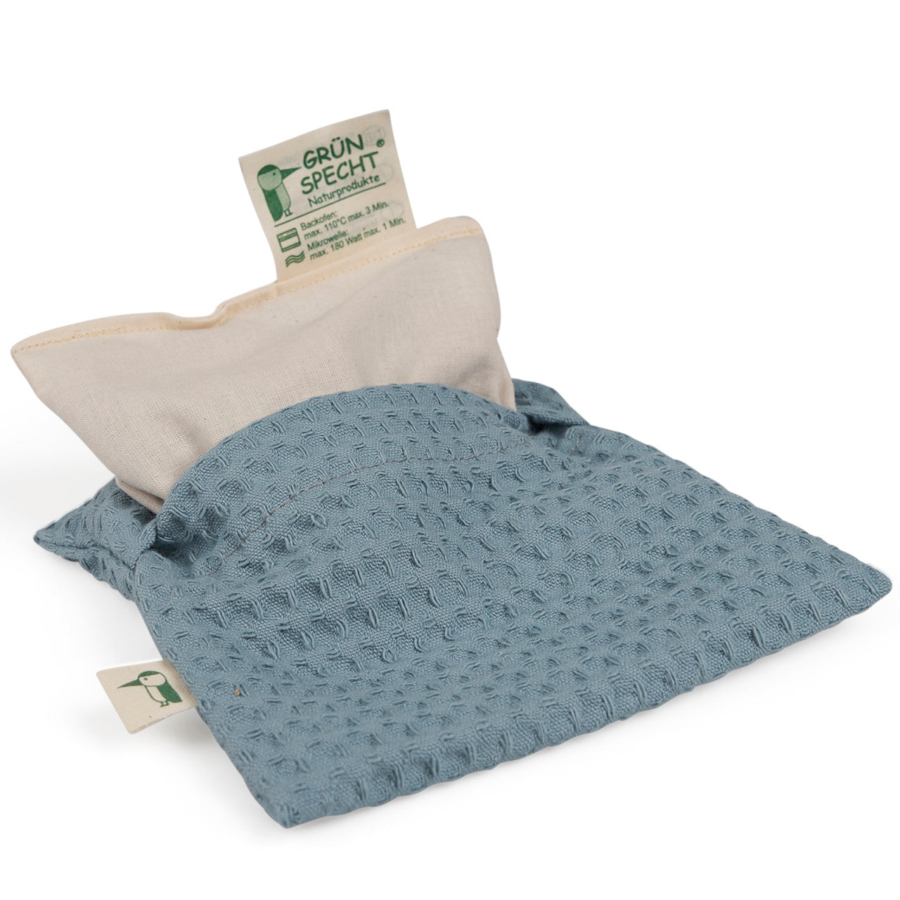 Grünspecht Rapssamenkissen Waffelpiqué