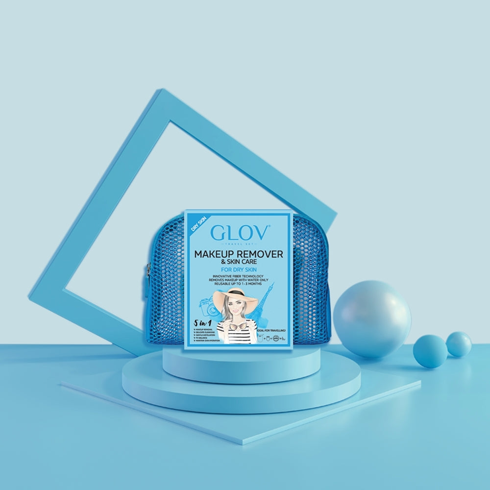 GLOV Travel Set Reiseset Make-Up Entferner für trockene Haut