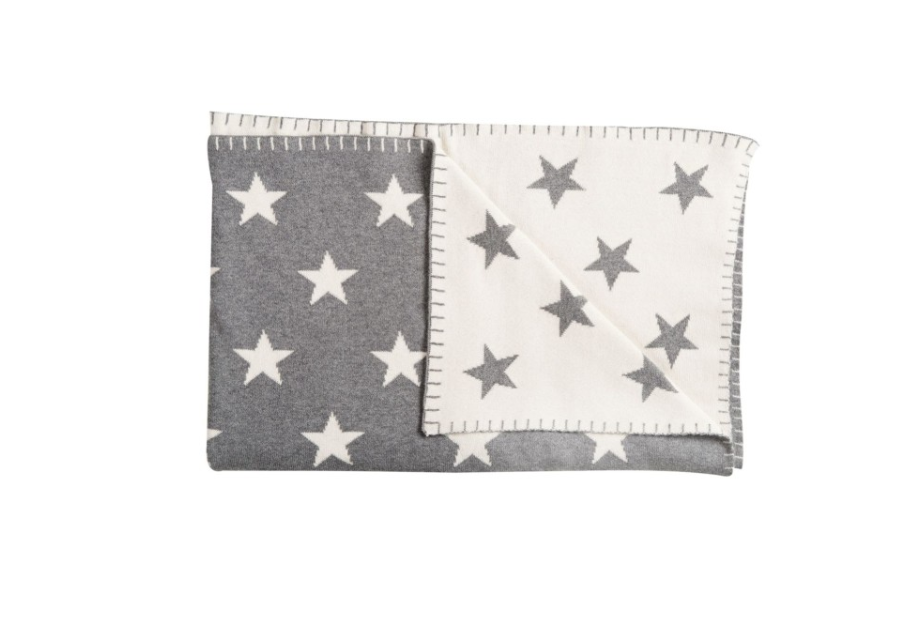Schardt Babykuscheldecke - Big Star grau