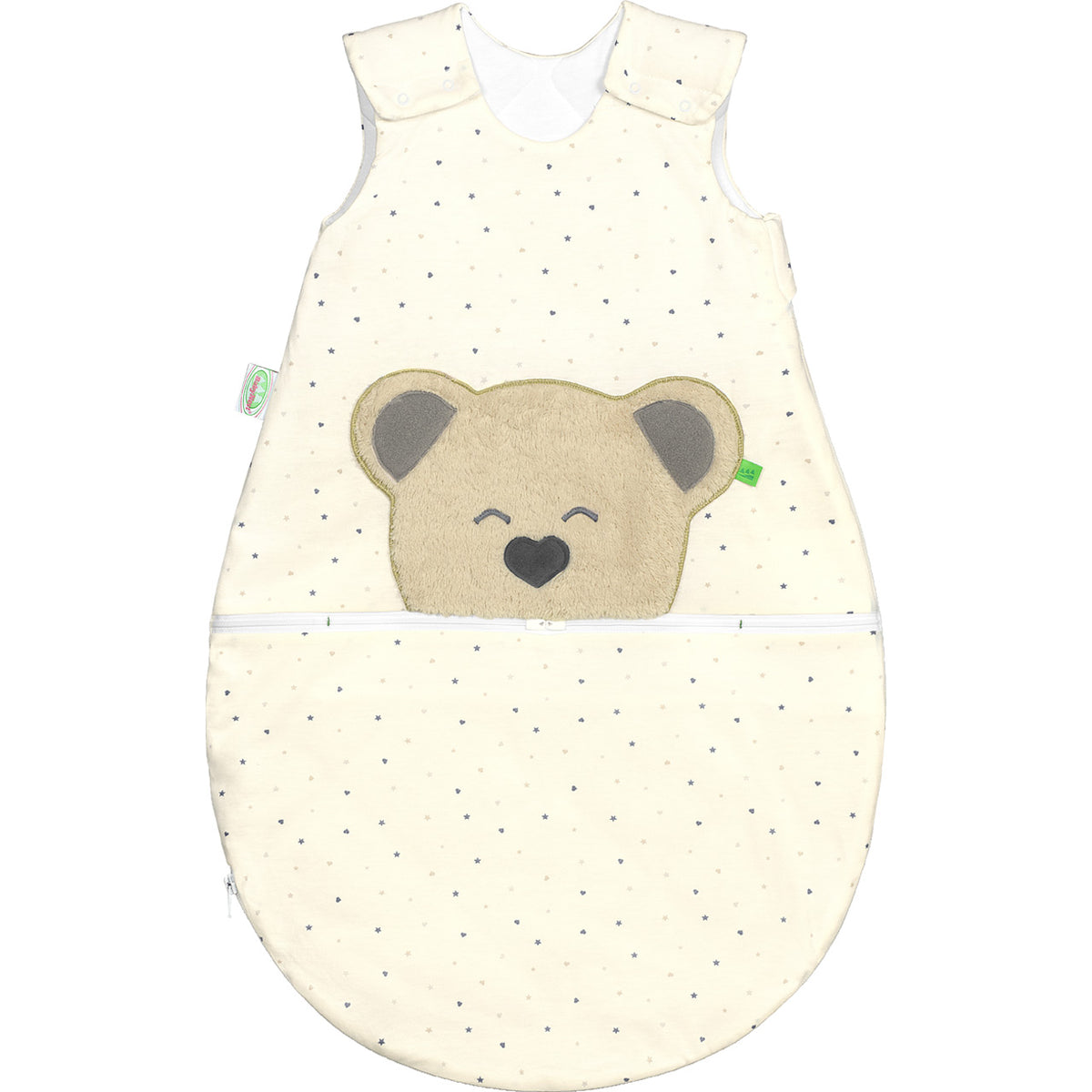 Odenwälder Jersey-Schlafsack Mucki Air heart/stars