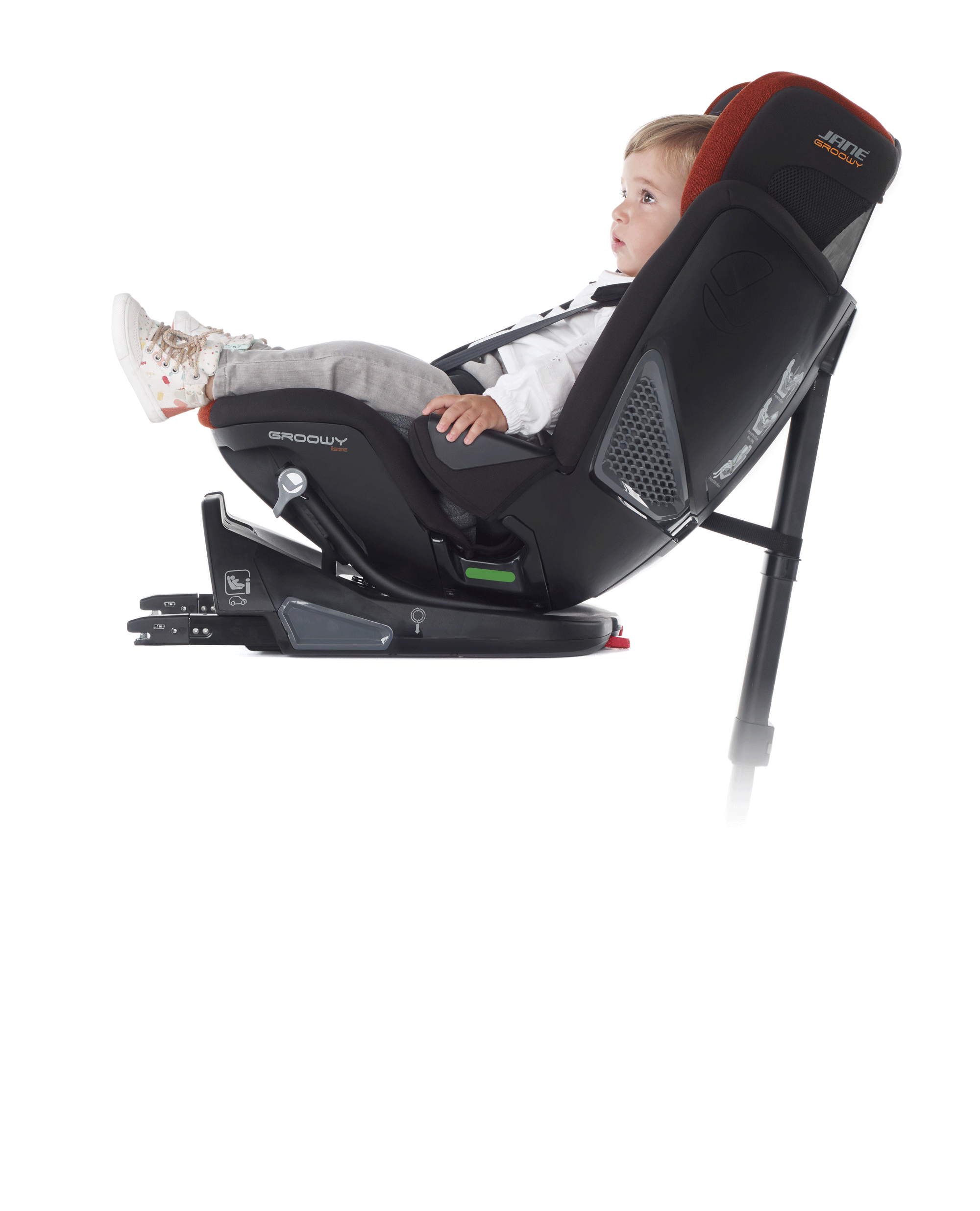 Jané Autositz Groowy + Nest Moon blue