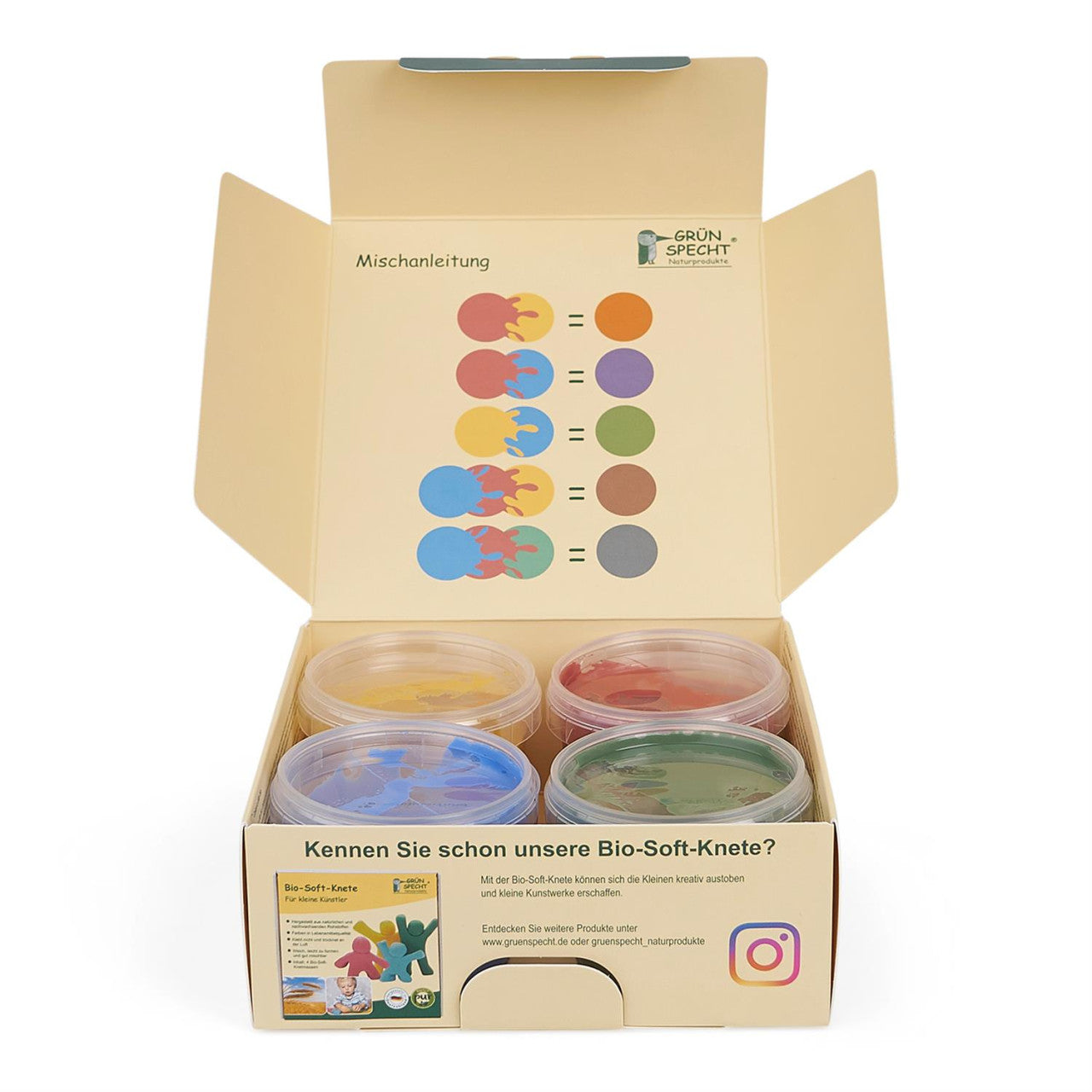 GRÜNSPECHT Bio-Fingermalfarbe