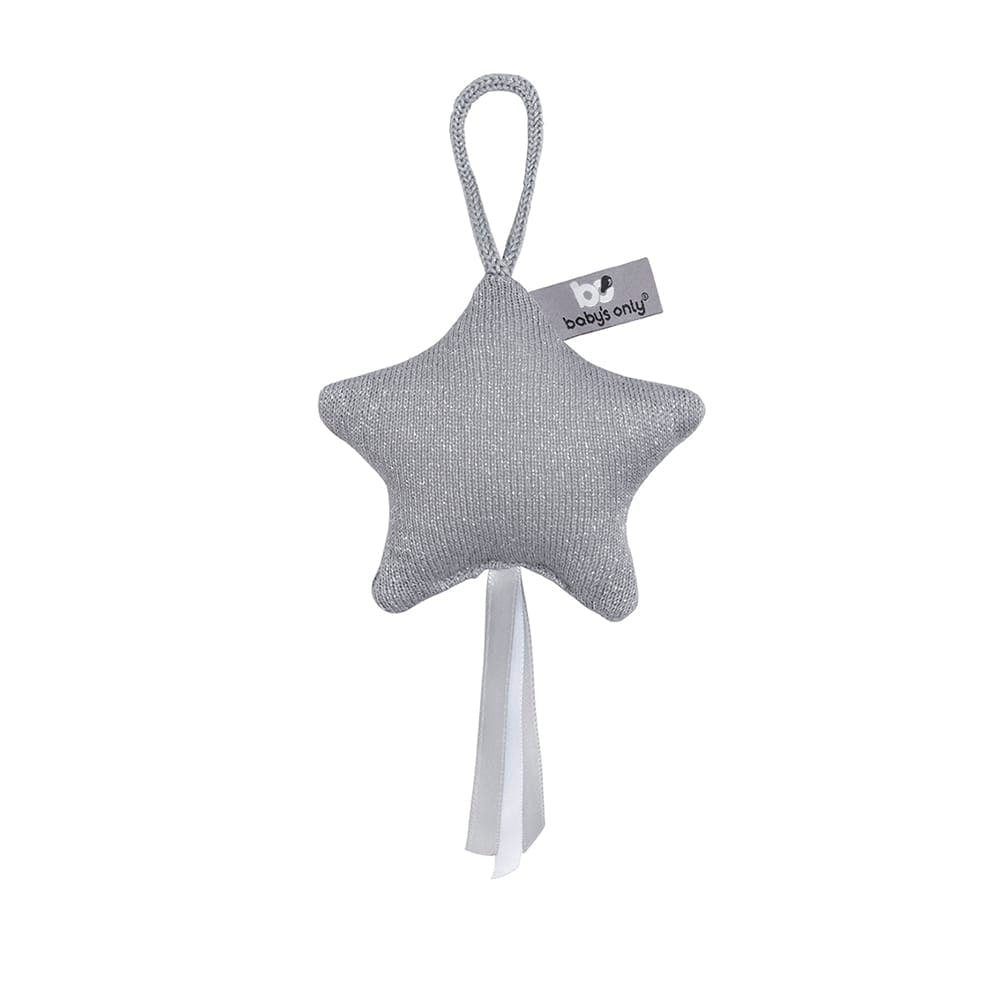 Baby&#39;s Only Dekoanhänger Stern Sparkle silver-grey melee
