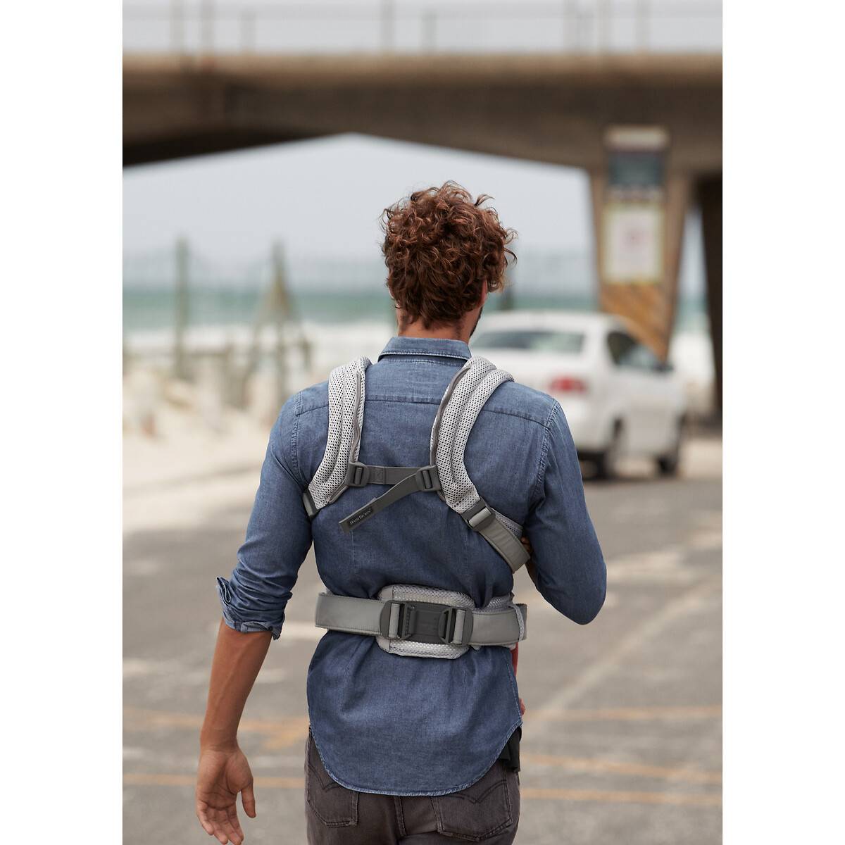 BabyBjörn Tragesitz Harmony 3D Mesh silber