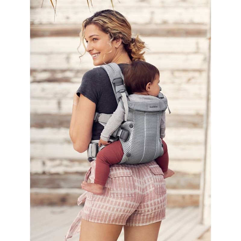 BabyBjörn Tragesitz Harmony 3D Mesh silber