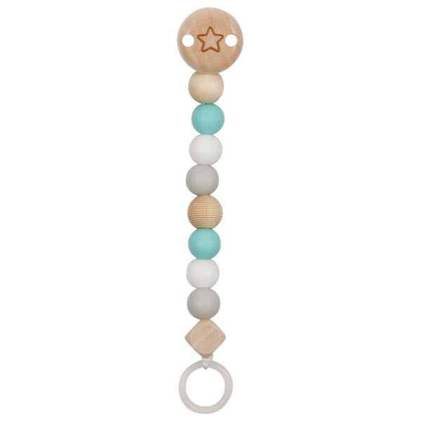 Heimess Schnullerkette Stern mint