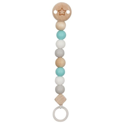 Heimess Schnullerkette Stern mint
