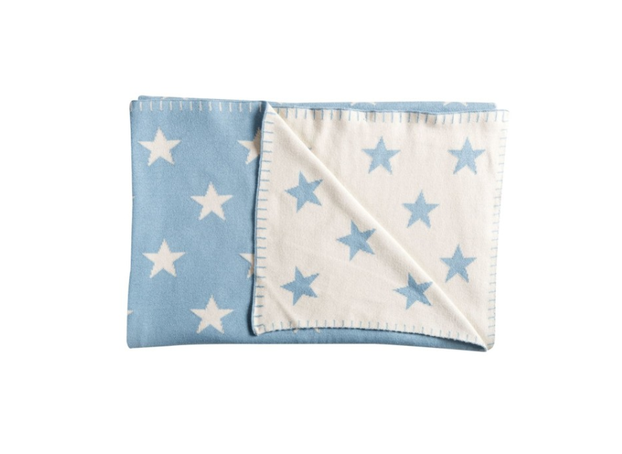 Schardt Babykuscheldecke - Big Star hellblau