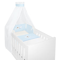 Bettset Himmelsreiter Blau 4tlg. inkl. gratis Fixleintuch Tencel