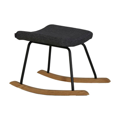 Quax Hocker for Rocking de Luxe (Schaukelstuhl) black