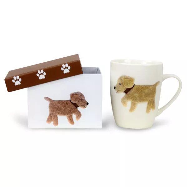 Ziegfeld Tasse Hund Bobby in Geschenkbox