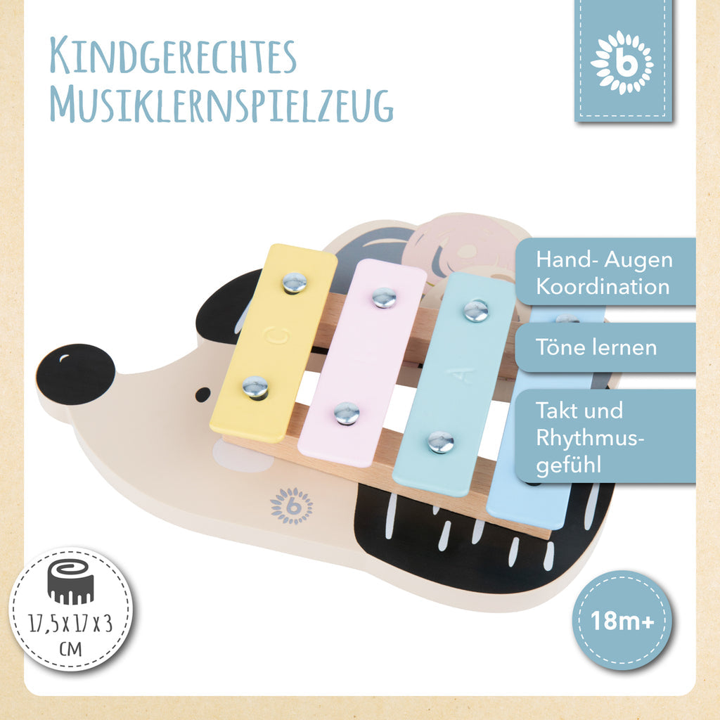 Bieco Mini Xylophon Igel
