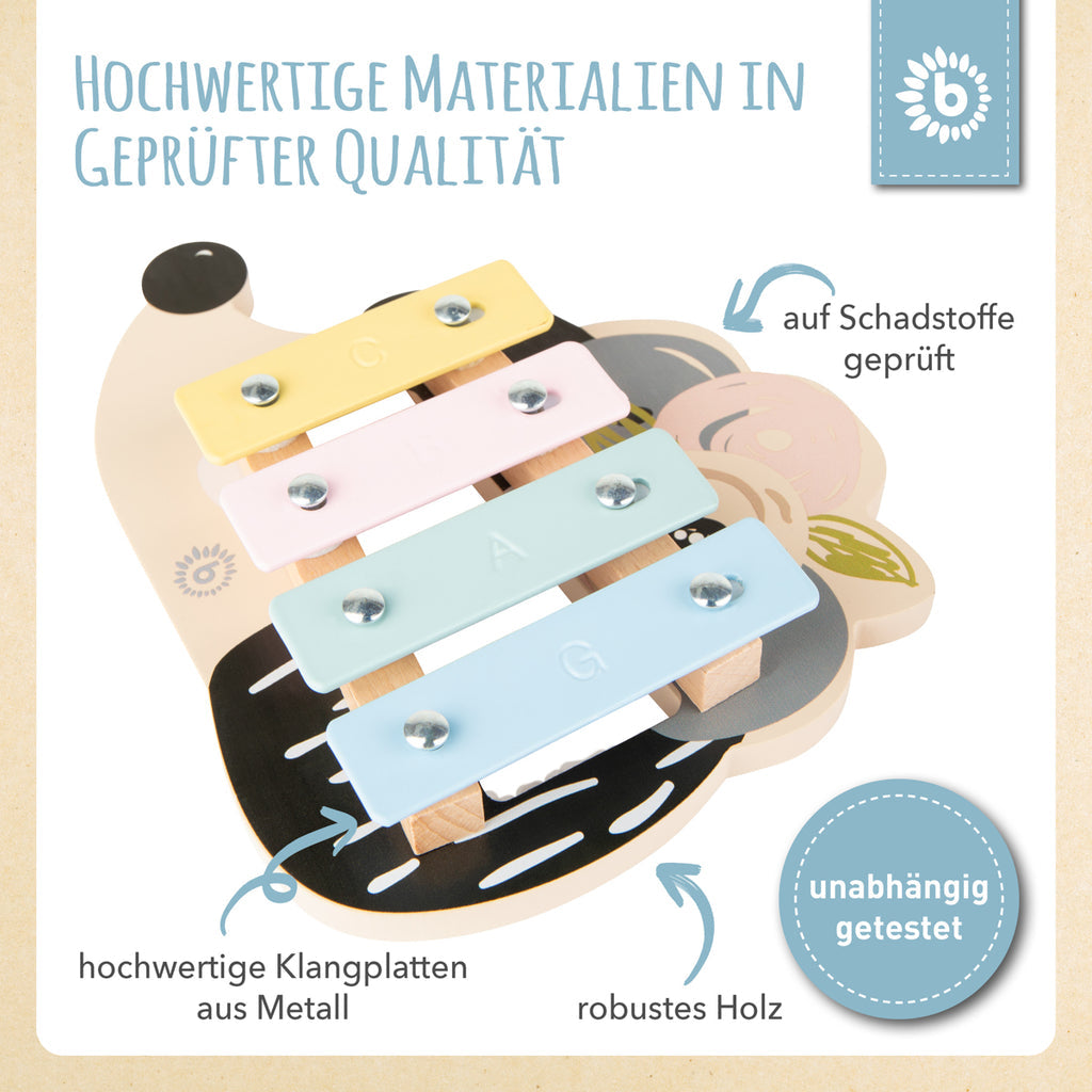 Bieco Mini Xylophon Igel