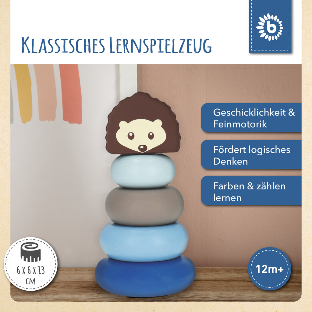 Bieco Mini Stapelturm Igel