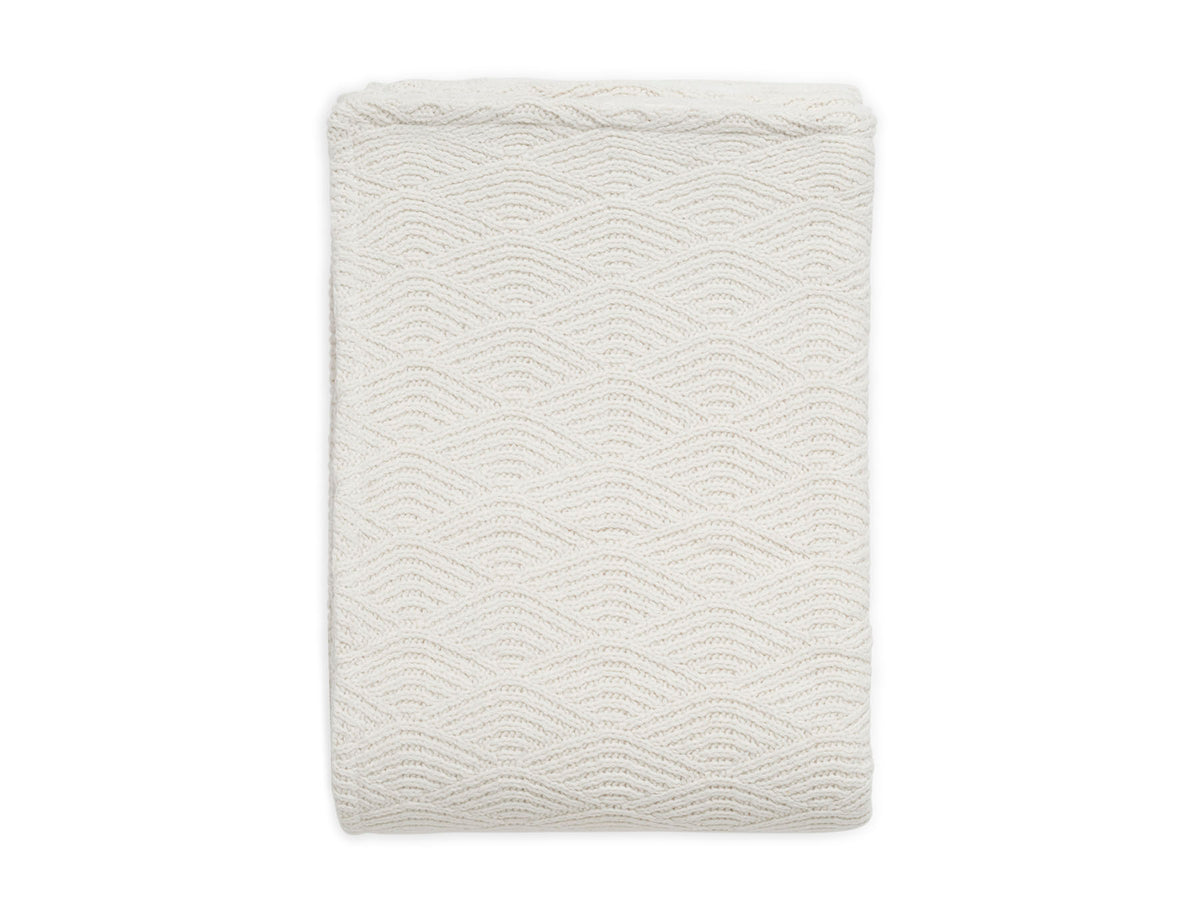 Jollein Babydecke 75x100 cm River Knit Cream White/Fleece