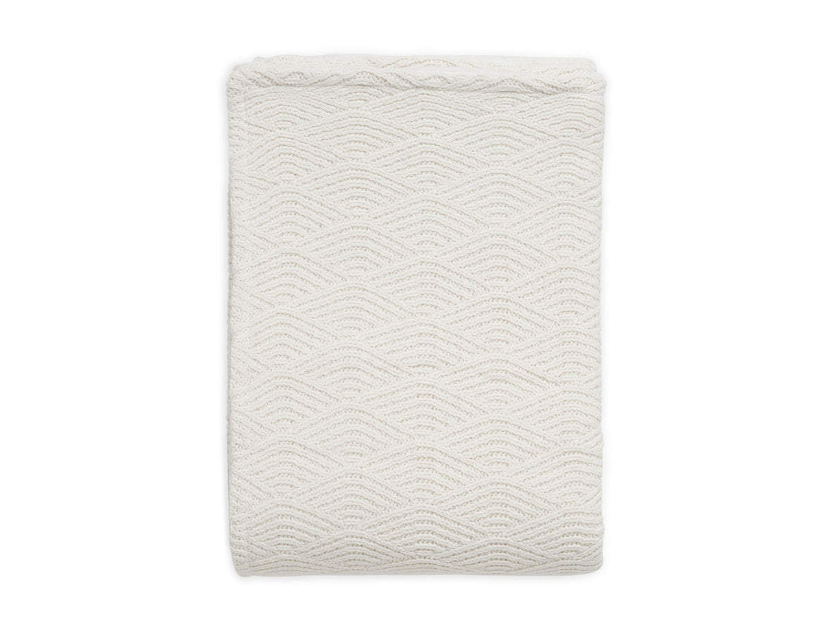 Jollein Babydecke 75x100 cm River Knit Cream White/Fleece