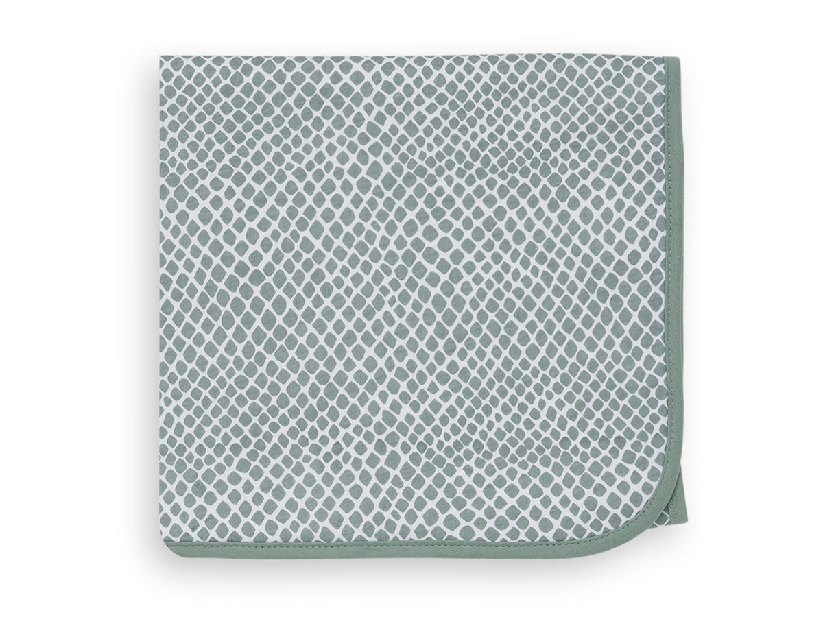 Jollein Babydecke Jersey 75x100 cm Snake Ash Green