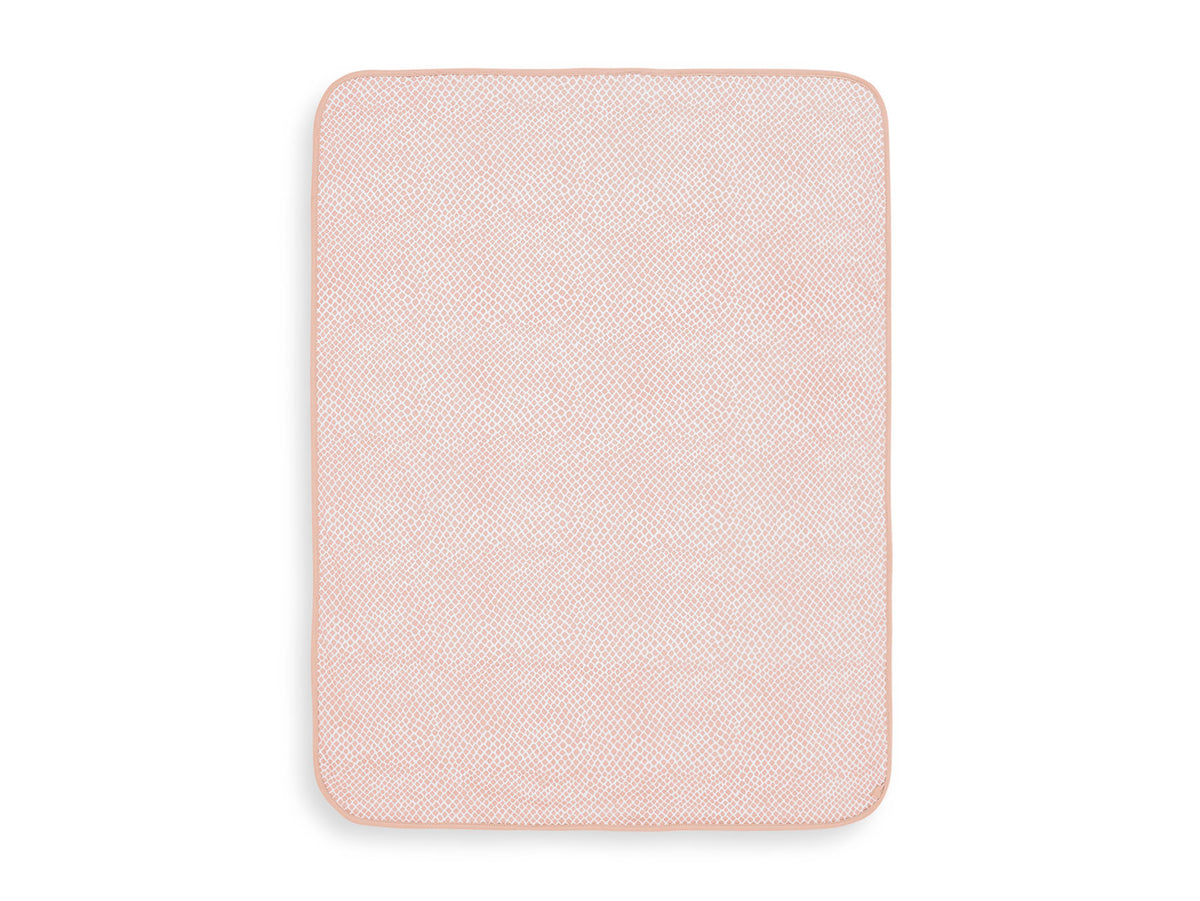 Jollein Babydecke Jersey 75x100 cm Snake Pale Pink