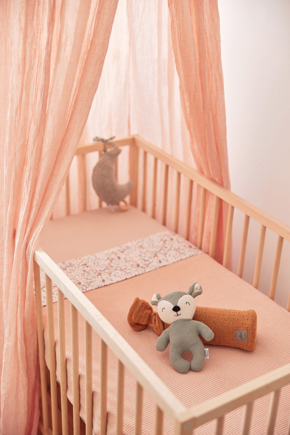 Jollein Baldachin Vintage 245cm Pale Pink