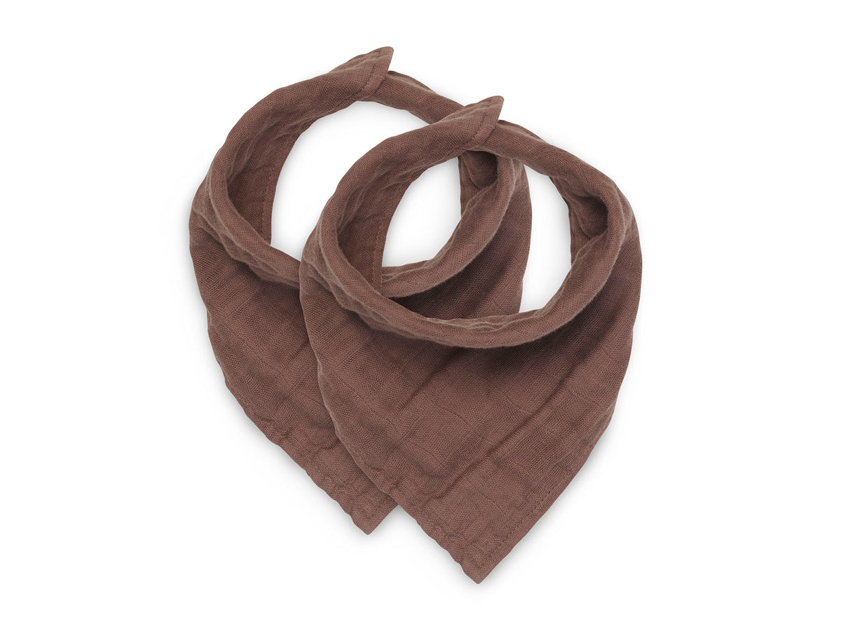 Jollein Bandana/Dreieckstuch 2er Pack Wrinkled Chestnut