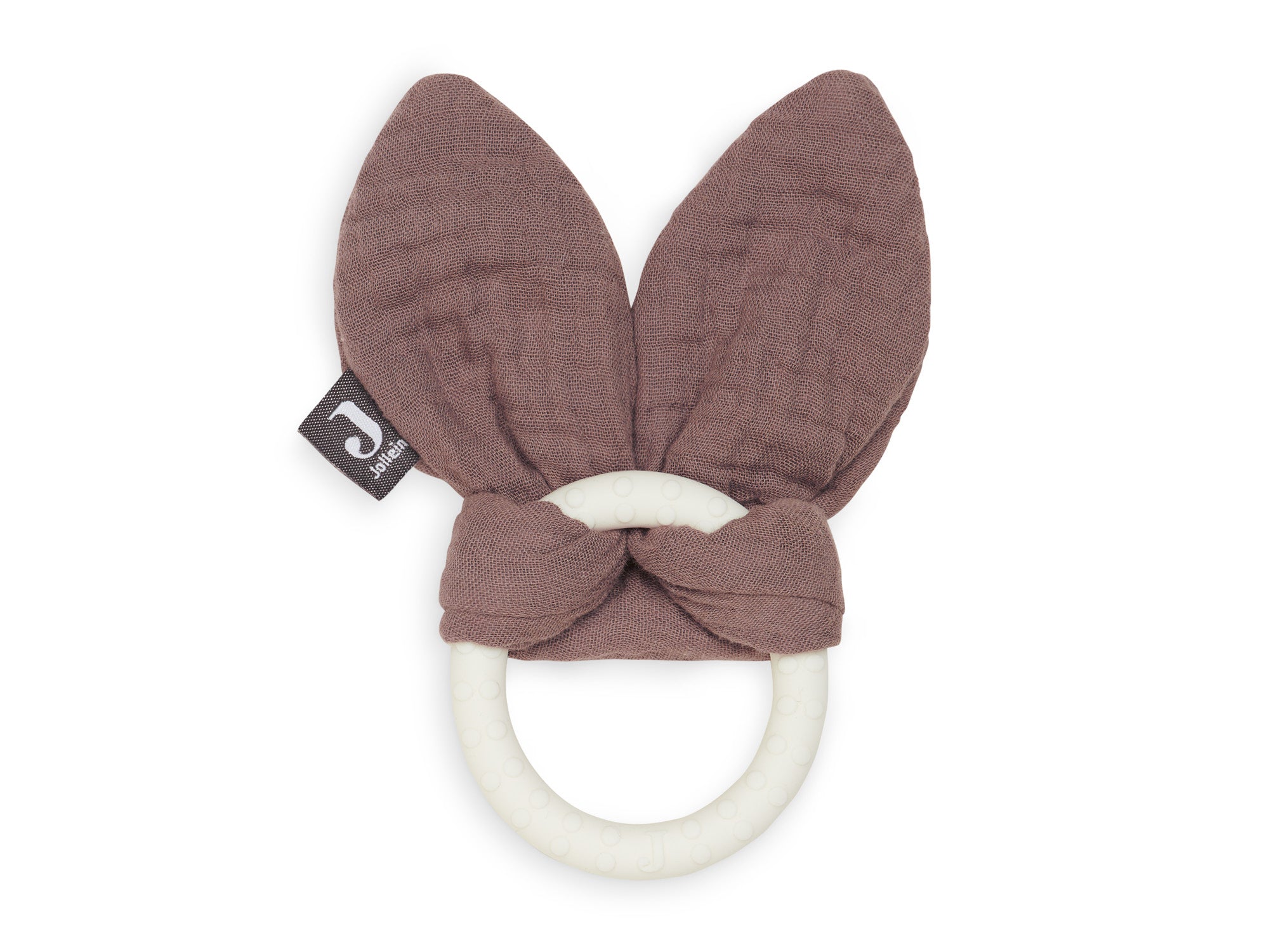 Jollein Beissring aus Silikon Bunny Ears Chestnut