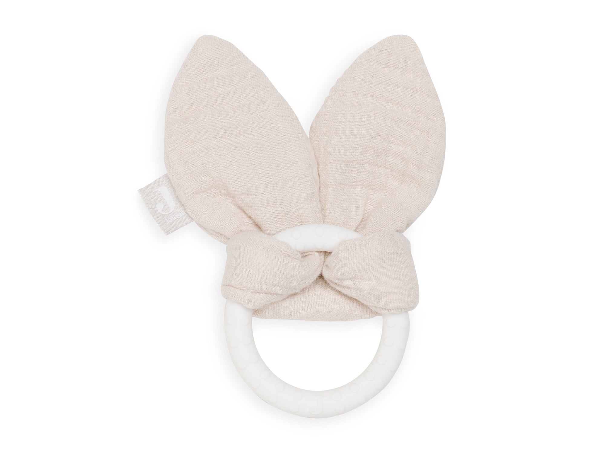 Jollein Beissring aus Silikon Bunny Ears Nougat