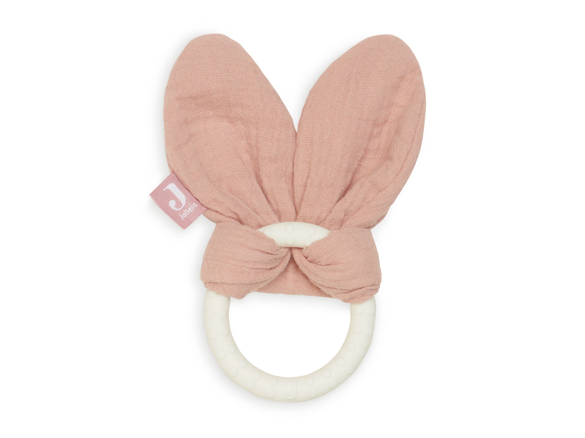 Jollein Beissring aus Silikon Bunny Ears Rosewood
