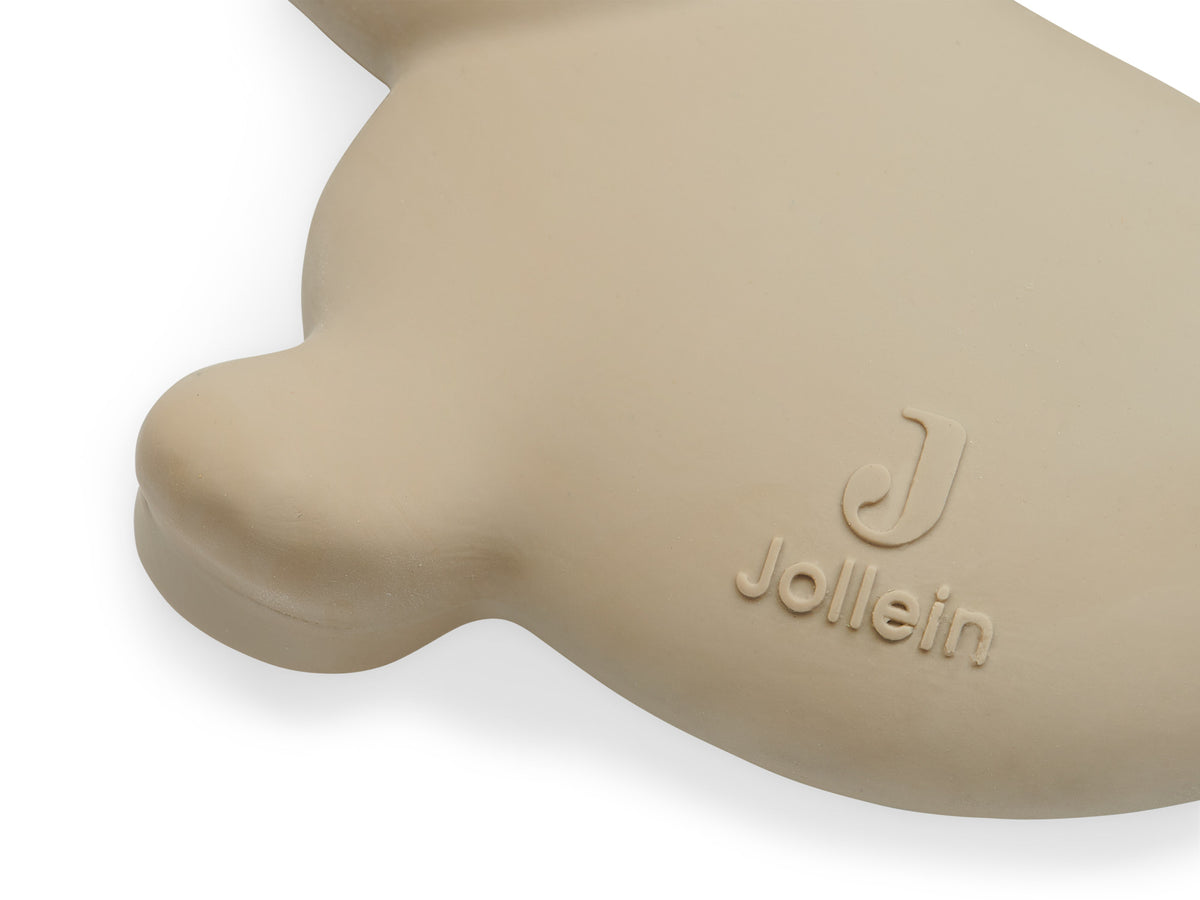 Jollein Beissring aus Naturkautschuk Bunny Nougat
