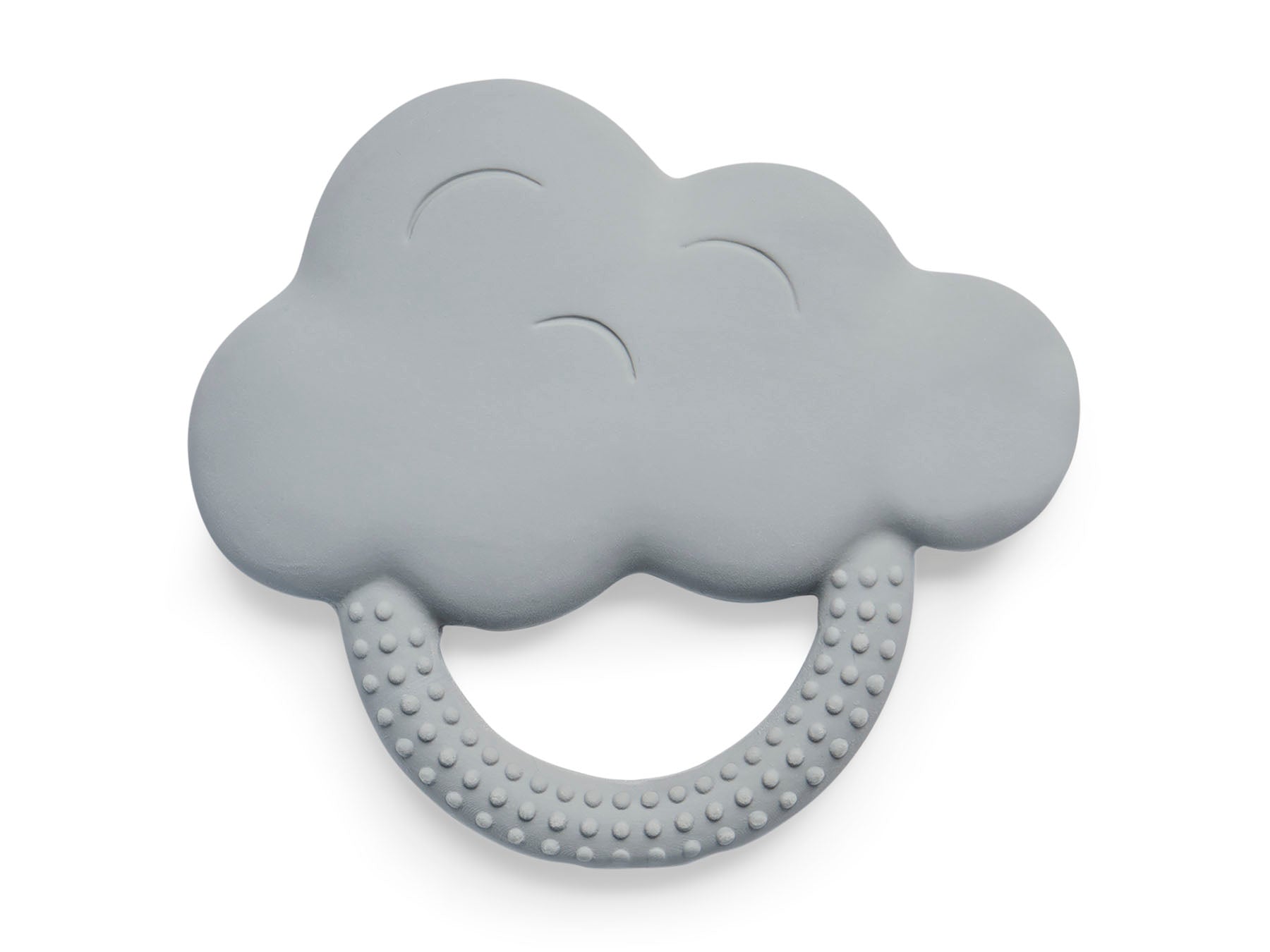 Jollein Beissring aus Naturkautschuk Cloud Storm Grey