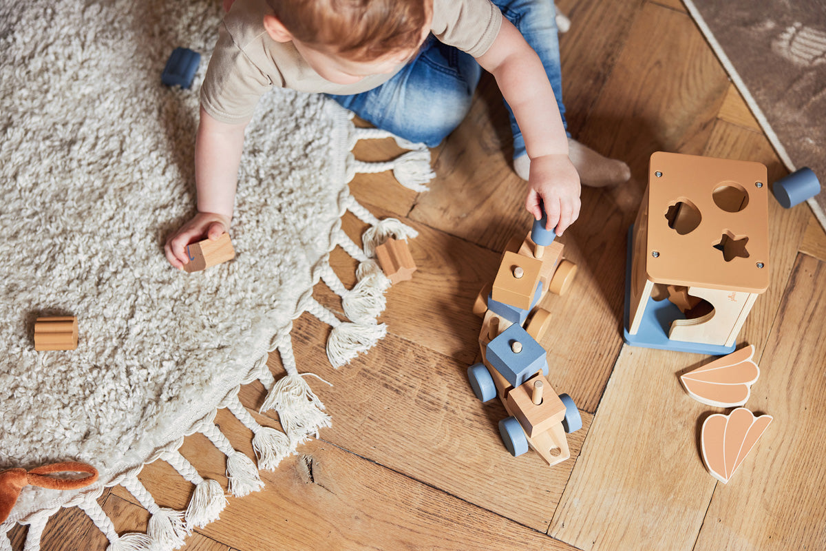Jollein Holzeisenbahn Blue