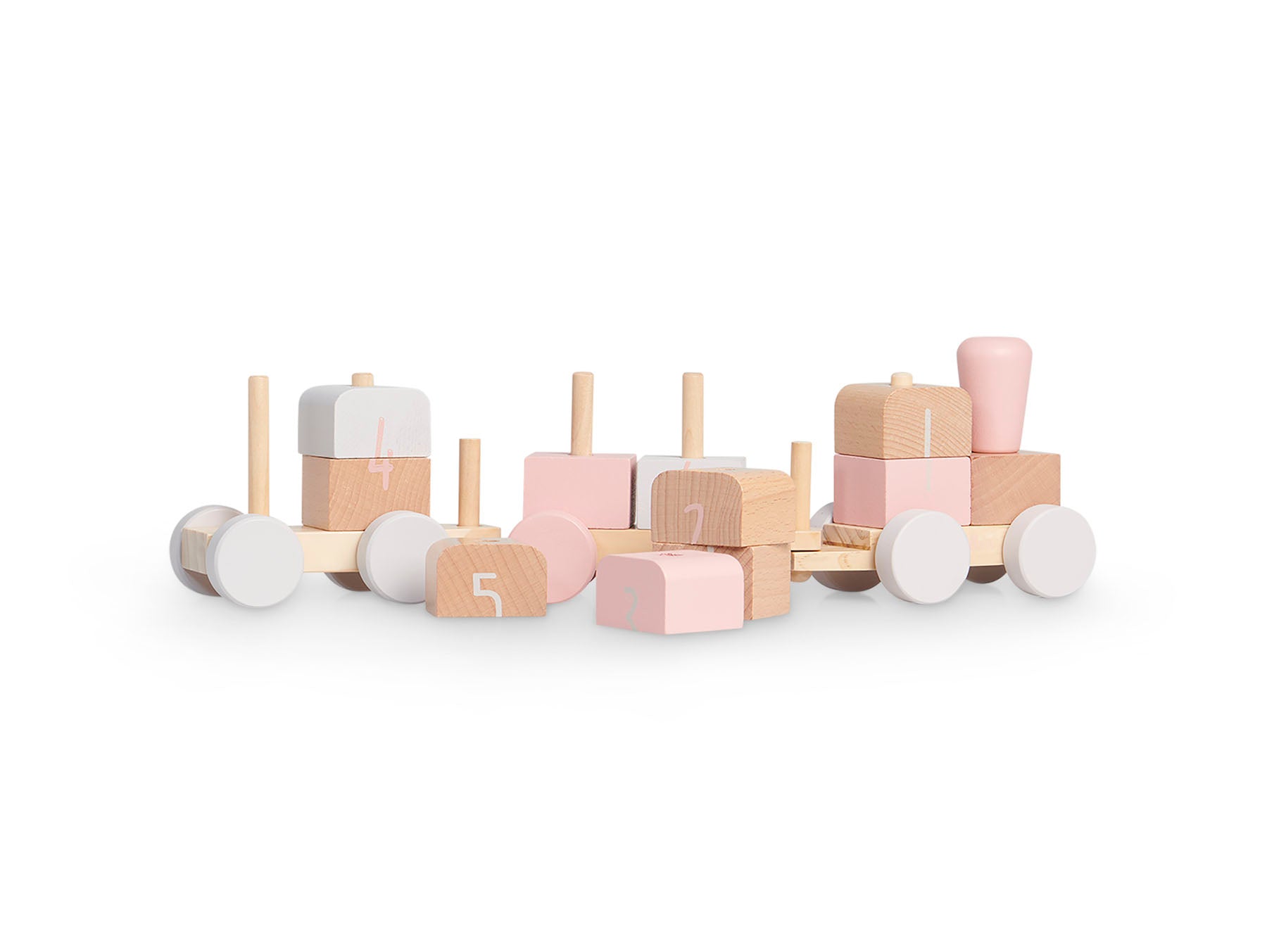 Jollein Holzeisenbahn Pink