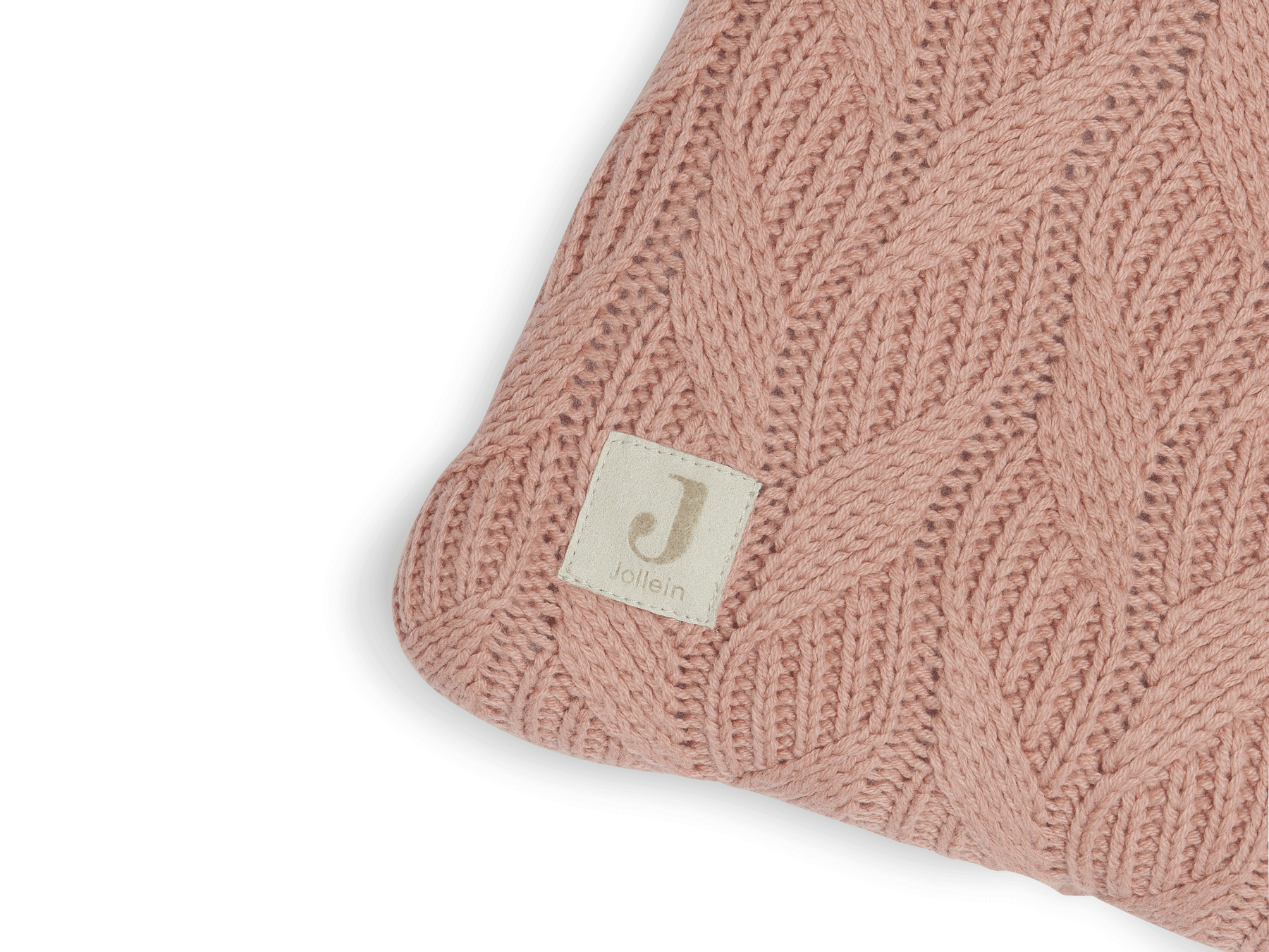 Jollein Krabbeldecke 75x95 cm Spring Knit Rosewood