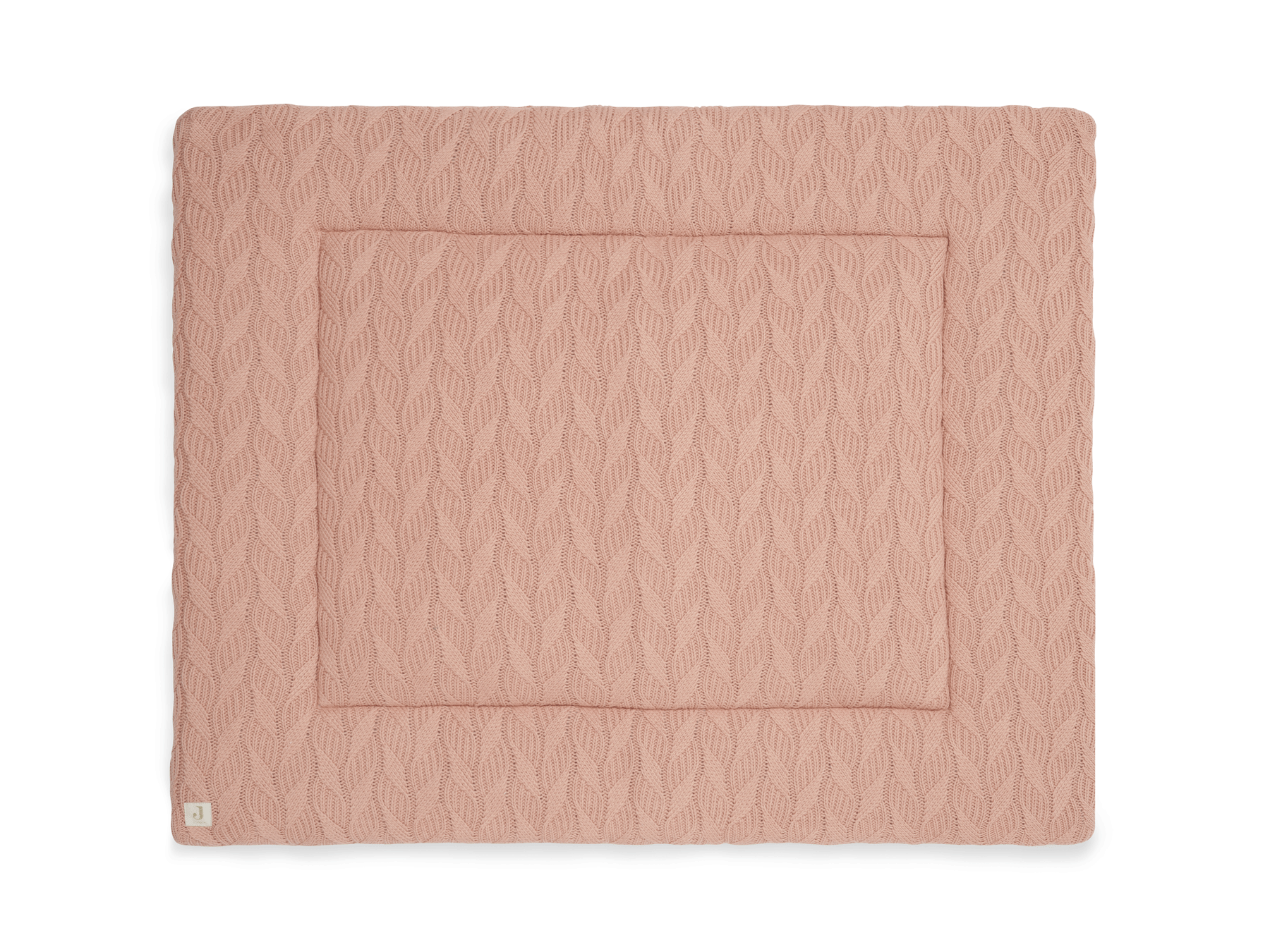 Jollein Krabbeldecke 75x95 cm Spring Knit Rosewood