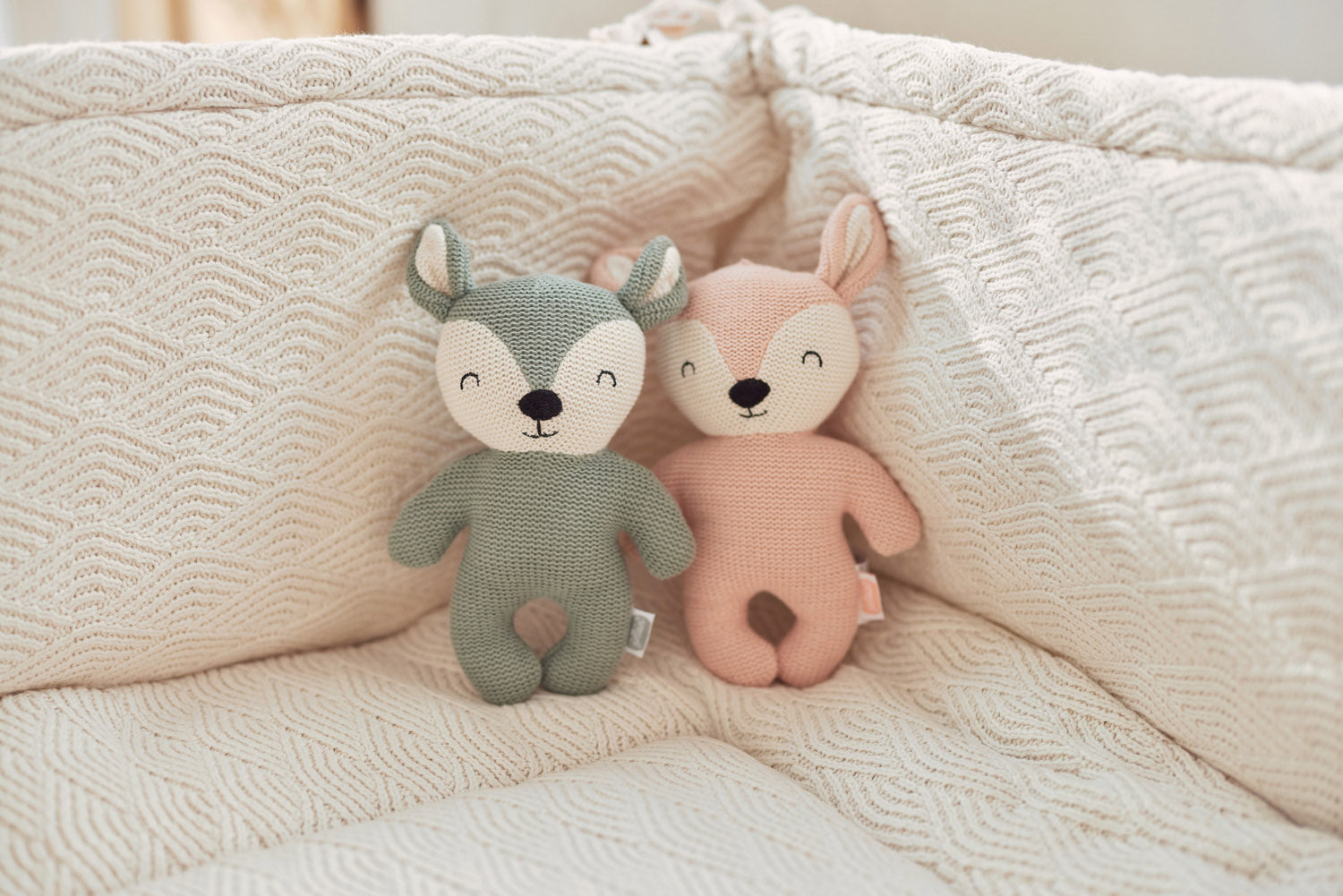 Jollein Kuscheltier Dear Pale Ash Green