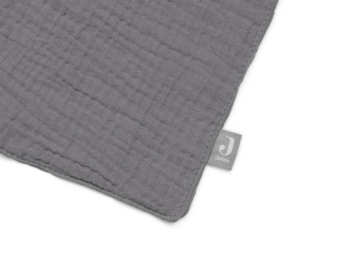 Jollein Schmusetuch Bunny Ears Strom Grey