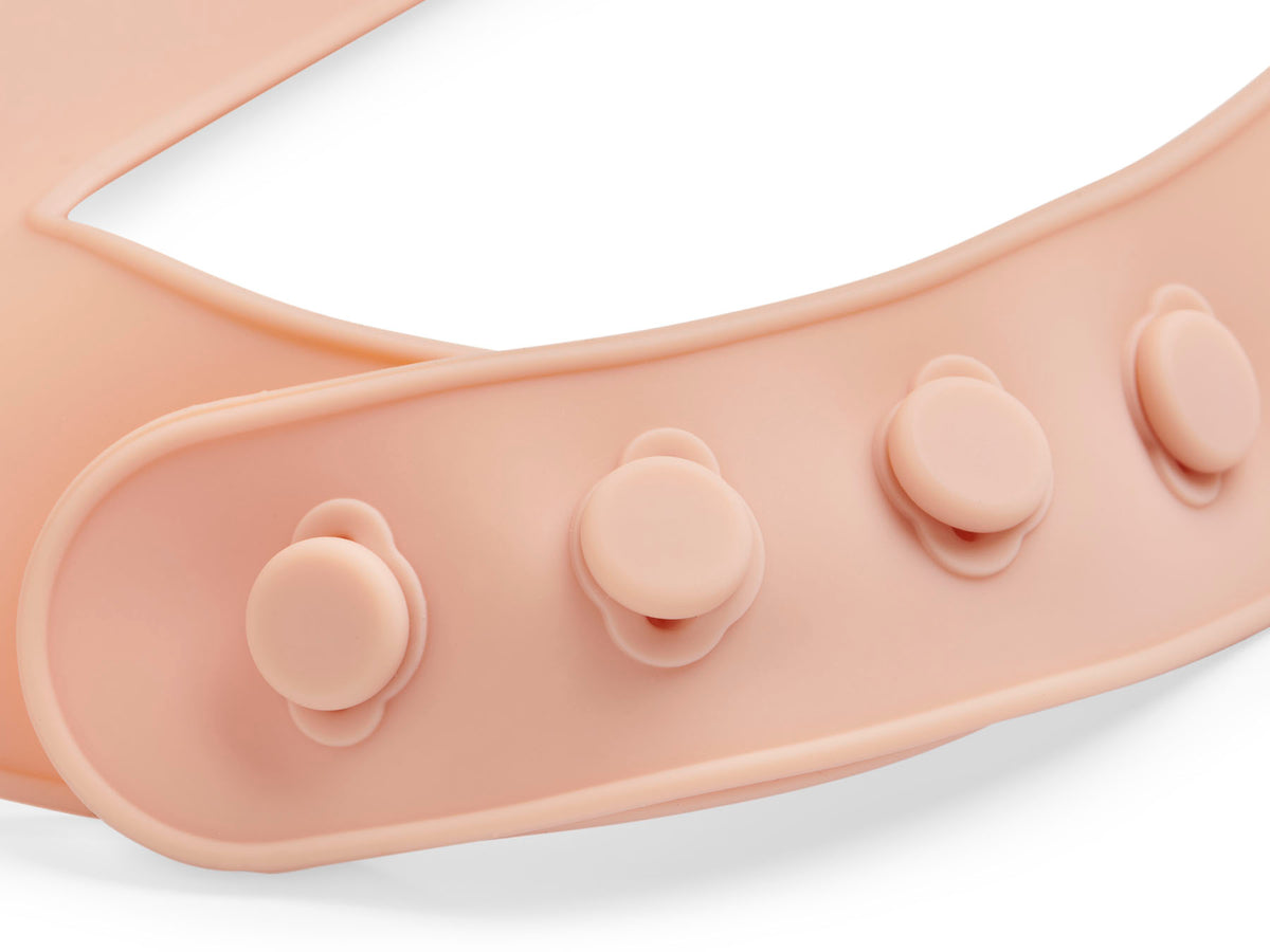 Jollein Lätzchen mit Auffangschale wasserdicht Pale Pink