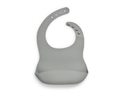 Jollein Lätzchen mit Auffangschale wasserdicht Storm Grey