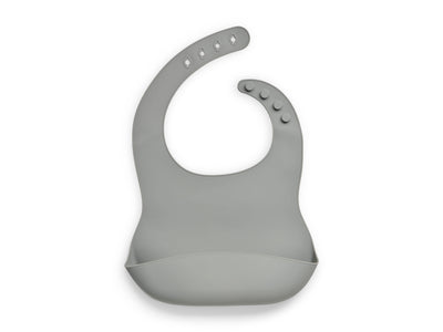 Jollein Lätzchen mit Auffangschale wasserdicht Storm Grey