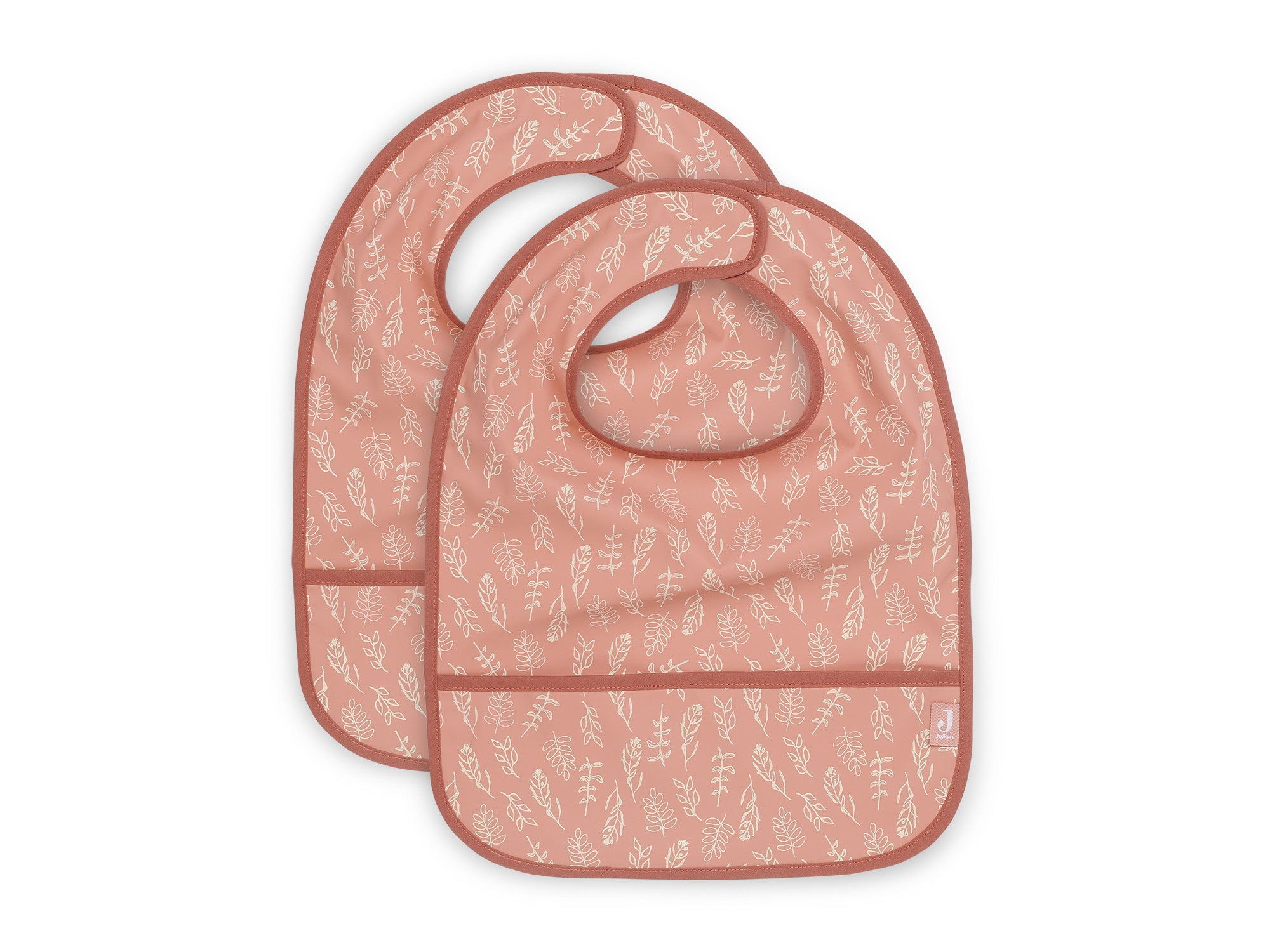 Jollein Lätzchen wasserdicht 2er Pack Meadow Rosewood