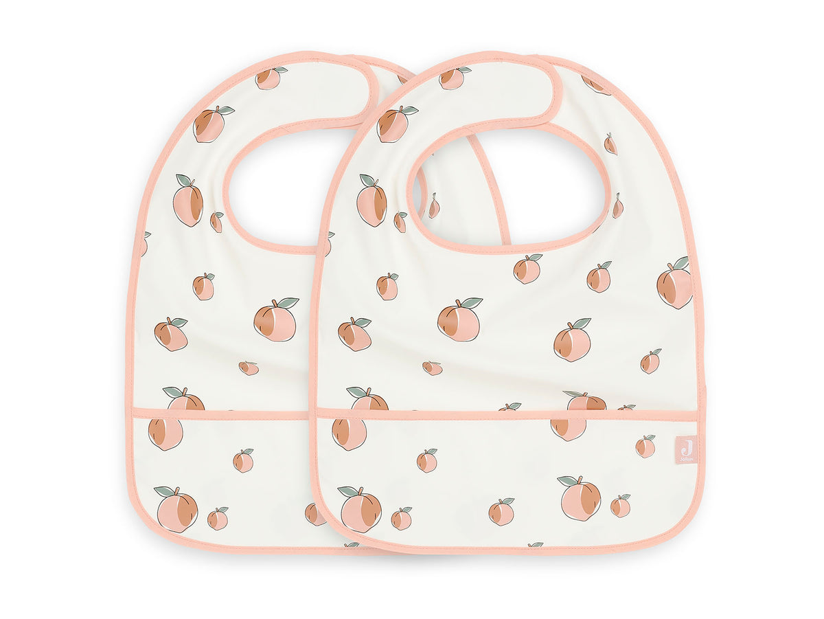 Jollein Lätzchen wasserdicht 2er Pack Peach