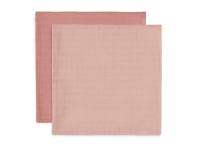 Jollein Mullwindeln Bamboo Large 115x115 cm 2er Pack Pale Pink