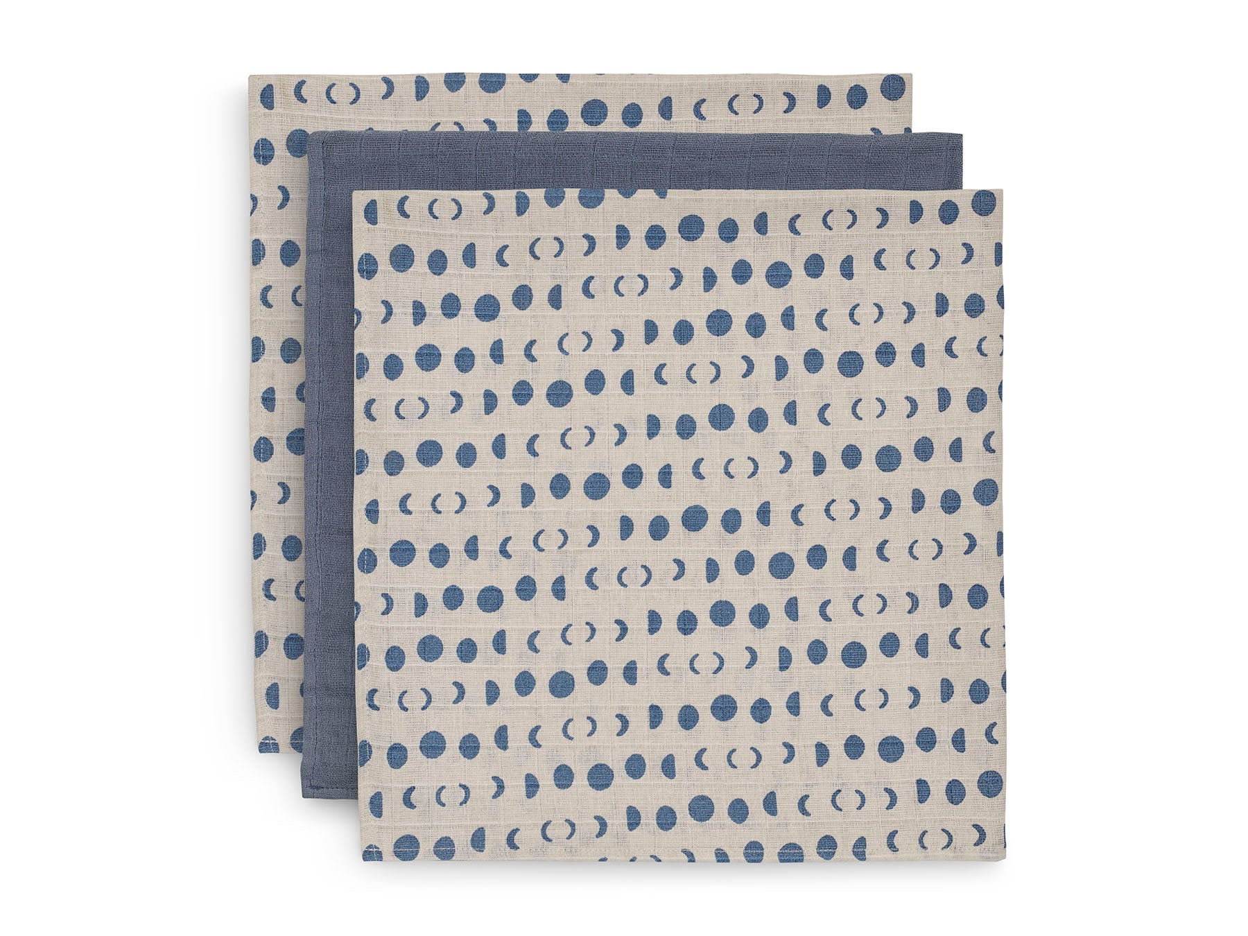 Jollein Mullwindeln 70x70 cm 3er Pack Moonlight