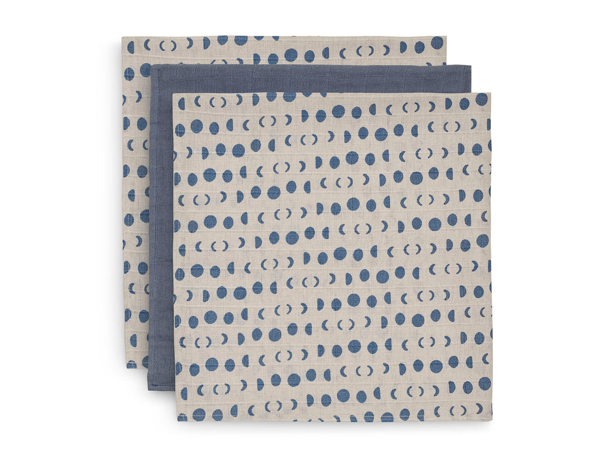 Jollein Mullwindeln 70x70 cm 3er Pack Moonlight