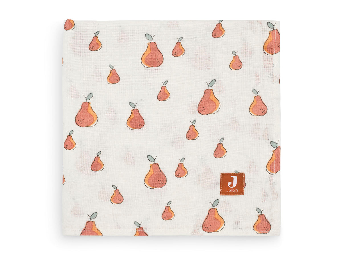 Jollein Mullwindeln 70x70 cm 3er Pack Pear